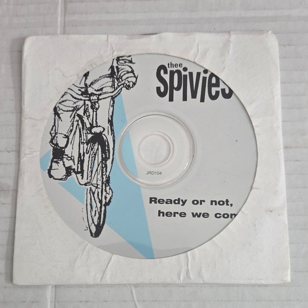 Vintage‎ 1997 Thee Spivies Ready Or Not Here We Come CD Jump Up Records Ska Punk